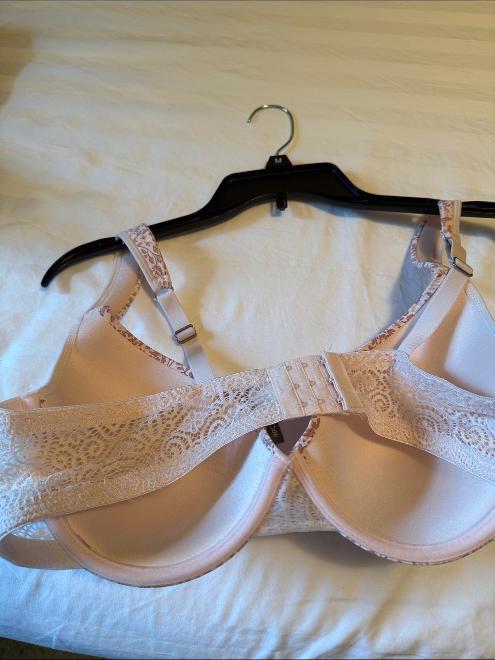 Lucky Brand Floral Lace T-Shirt Bra - Pink/Beige - Picture 2 of 9